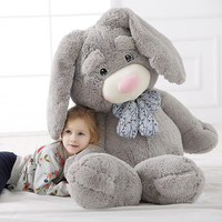Grossiste en peluches géantes de Pâques, lapin en peluche mignon, jouets en peluche de lapin de grande taille