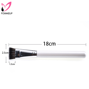 Profesional plana grande <span class=keywords><strong>contorno</strong></span> cara mezcla cepillo del maquillaje - Product Image 2