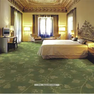 Zona de tráfico pesado 100% Nylon cortar moqueta en bucle de diseño, alfombra del hotel de lujo