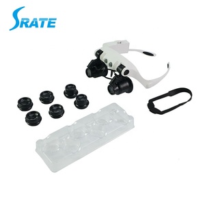 Lente d'Ingrandimento per Riparazione Orologi 10X 15X 20X <span class=keywords><strong>25X</strong></span> con Luce LED NO.9892GJ-3A - Product Image 3