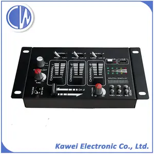 3 mezclador de canales de audio mezclador de DJ digital con precio de fábrica