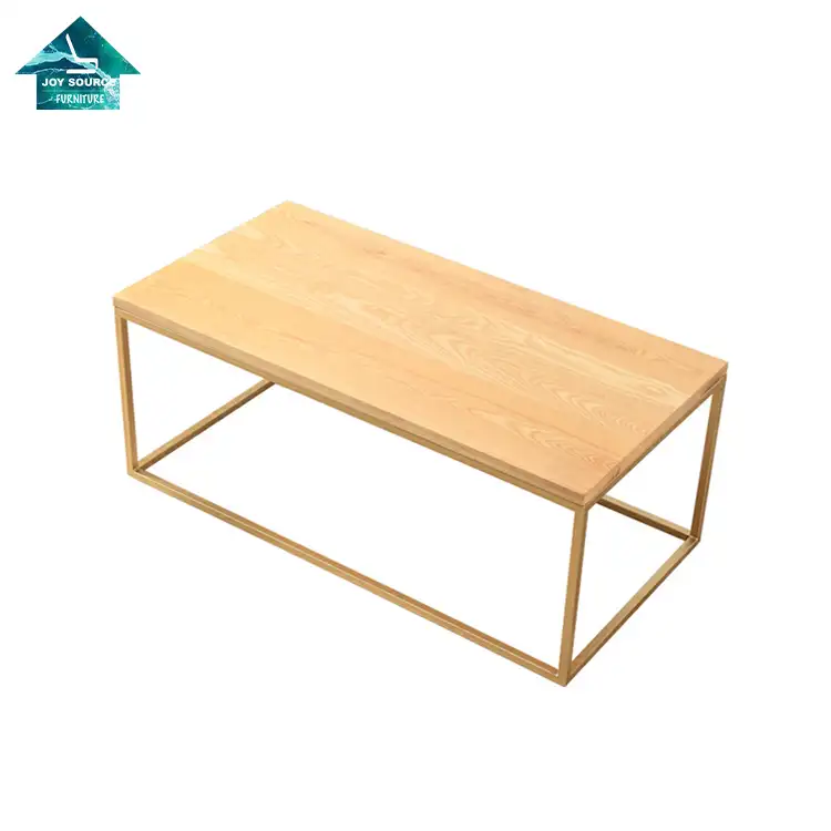 Современный деревянный и металлический журнальный столик, мебель для гостиной, дизайнерский чайный столик