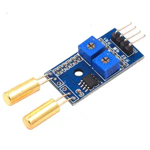 2 Channel Output Tilt Slant Angle Sensor Relay Module Golden SW520D ball switch tilt sensor module