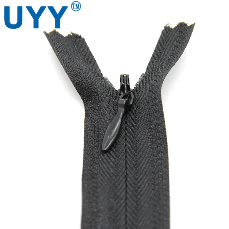 UYY 6 polegadas de Vestuário Personalizado Tecido Fita 3 # Zíper Invisível