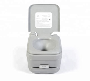 Easy Carry Kunststoff langlebige quadratische tragbare Toilette Camping zu verkaufen - Product Image 6