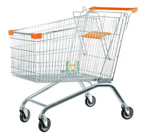 Carrito de compras de supermercado, carrito con cerradura de monedas, buen precio