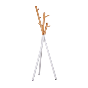 رف معاطف خشبي متين شائع قابل للطي - Product Image 1