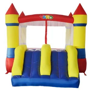 YARD คริสต์มาสของขวัญ Party ที่อยู่อาศัย Inflatable Bouncer กระโดด Moonwalk Bounce House Dual สไลด์ Trampoline