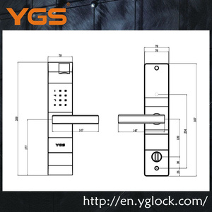 <span class=keywords><strong>Gros</strong></span> chine <span class=keywords><strong>pas</strong></span> <span class=keywords><strong>cher</strong></span> biométrique personnalisé clé <span class=keywords><strong>cadenas</strong></span> serrure d'empreinte digitale - Product Image 4