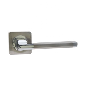 <span class=keywords><strong>Poignée</strong></span> <span class=keywords><strong>de</strong></span> <span class=keywords><strong>porte</strong></span> en aluminium avec rosette <span class=keywords><strong>carrée</strong></span>, best-seller en Chine - Product Image 2