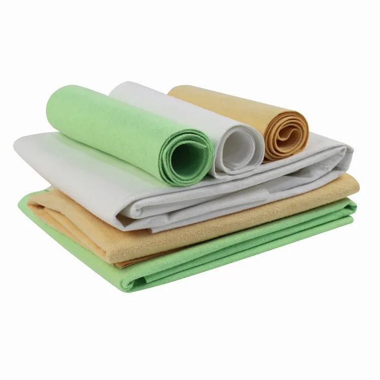 Needle Punched Nonwoven 100% viscose / Polyester fabric roll nonwoven fabric cleaning cloth microfiber cleaning towel
