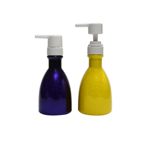 <span class=keywords><strong>Jaune</strong></span> violet 350 ml PET bouteille de désinfectant pour les mains bouteille de shampoing Emballage en plastique contenant cosméti - Product Image 3