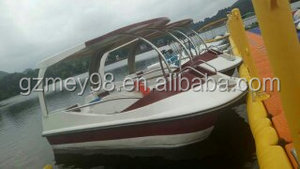 Meierya Nouveau Design Bateau à Pédales en Fibre de Verre pour 6 Personnes, Idéal pour Parcs Aquatiques Familiaux et Hôtels de Villégiature en Extérieur - Product Image 4