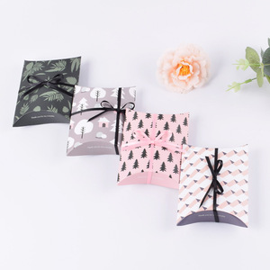 yamu custom ivory paper mini pillow box with logo printing