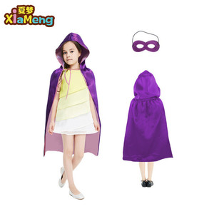 Especial ODM carnaval superhero decoraciones del partido favorito traje de doble cara color capes máscaras para niños - Product Image 2