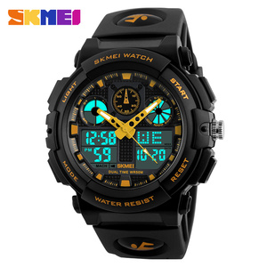 Nuovo <span class=keywords><strong>Orologio</strong></span> Sportivo di Lusso SKMEI 1270, <span class=keywords><strong>Orologio</strong></span> al Quarzo <span class=keywords><strong>da</strong></span> <span class=keywords><strong>Uomo</strong></span> Impermeabile con Doppio Fuso Orario, Analogico <span class=keywords><strong>Digitale</strong></span> LED, <span class=keywords><strong>Orologio</strong></span> <span class=keywords><strong>da</strong></span> <span class=keywords><strong>Polso</strong></span> Casual - Product Image 3