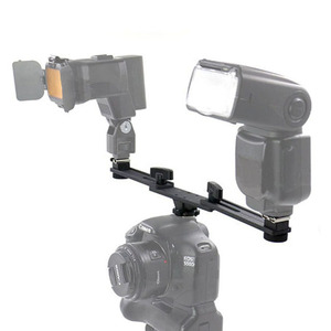 Accesorios de fotografía de Vídeo fotográfico soporte de luz de zapata doble negra soporte de paraguas de Flash - Product Image 6