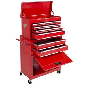 Hot-sale 6 drawer Top tool Chest 2 Drawer Roller Cabinet tool trolley