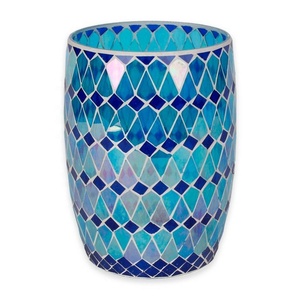 Set di 6 Accessori per il Bagno Grace Rainbow <span class=keywords><strong>Design</strong></span> Italiano, Blu Iridescente, Certificato BSCI, per Decorazione Casa a Dubai - Product Image 3