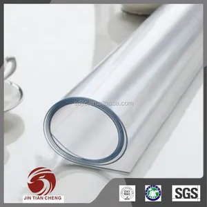 Durable thick clear vinyl roll pvc membrane for door curtain