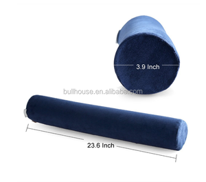 Comfort <strong>Bed</strong> Round Memory Foam Neck Long Roll <strong>Bolster</strong> <strong>Pillow</strong> with Washable Cover - Product Image 5