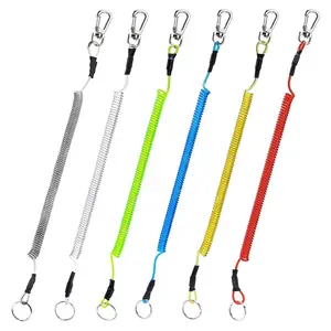 मछली पकड़ने Lanyards उपकरण/पोल सुरक्षा का तार वापस लेने योग्य मछली पकड़ने Lanyards