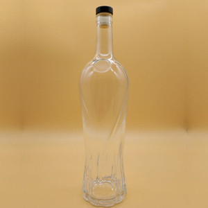 Bottiglia di Vetro Personalizzata di Lusso per Rum, Vodka, Whisky, Liquore, <span class=keywords><strong>Gin</strong></span> da 350ml, 500ml, 700ml, 750ml, 1000ml - Product Image 3