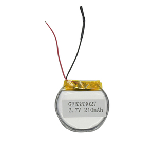 Factory Cheap <strong>Round</strong> Lithium Polymer <strong>Battery</strong> for Smart Watch GEB353027 3.7V 210mAh With PCB for Wholesale - Product Image 3