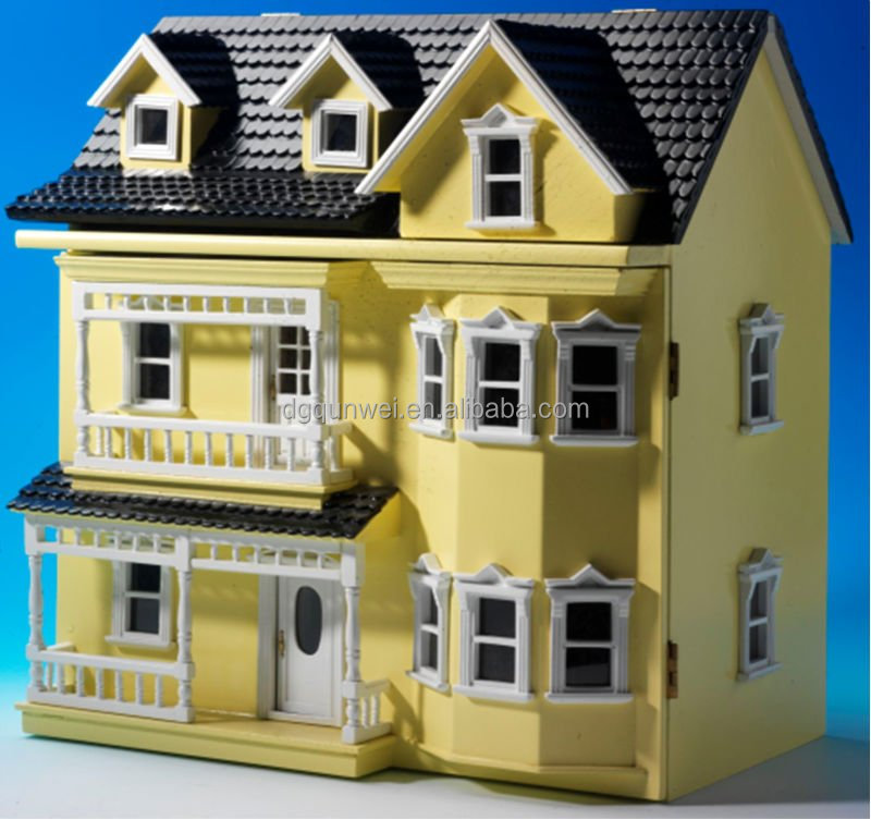 ビクトリア様式　マイドールハウス 1/12 Scale Victorian Dollhouse Kits - Stylish Wooden Toy Doll
