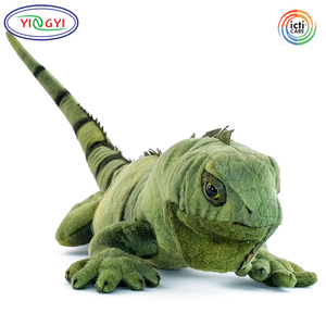 F760 2 фута длинная плюшевая игрушка Игуана зеленая жаккардовая ткань премиум качества Милая Игуана плюшевая игрушка набивка - Product Image 2