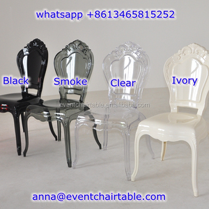Chaise Bella <span class=keywords><strong>Vogue</strong></span> transparente en plastique empilable pour fête et mariage - Product Image 6