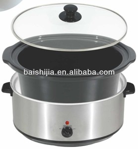 Kitchen Appliance 320W 7.5QT Oval Stainless Steel Crock Pot Electric <strong>Slow</strong> <strong>Cooker</strong> 1.<strong>5L</strong> 3.<strong>5L</strong> <strong>5L</strong> - Product Image 1
