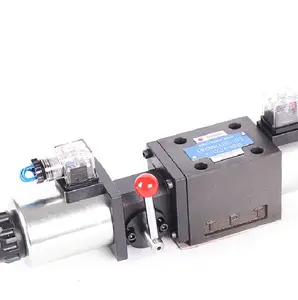 4WEMM10 Thủy Lực Rexroth Phụ Tùng Bơm Van Với Điều Khiển Solenoid Bằng Tay