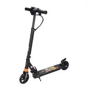 Kuat Motor Tunggal Ringan Mobilitas 150 W Electric Kick Scooter E Scooter Sepeda