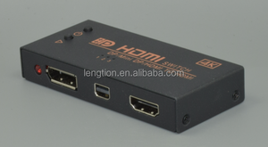Mini <span class=keywords><strong>DisplayPort</strong></span> DP thunderbolt DP <span class=keywords><strong>Displayport</strong></span> <span class=keywords><strong>HDMI</strong></span> à <span class=keywords><strong>HDMI</strong></span> Conversion Switcher box 4 K USB pour l'alimentation - Product Image 3