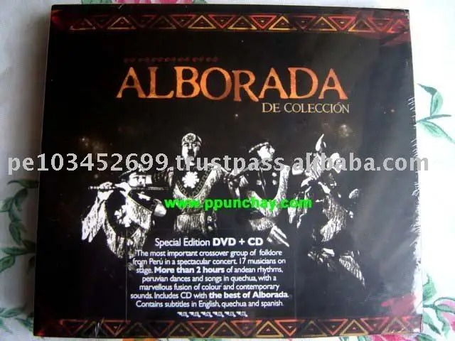 "Andes Muziek Van Collection" Cd En Dvd 2010 Verzegelde Peru