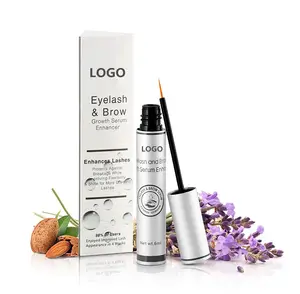 Private Label Eyelash and Eyebrow Growth Serum for Longer Fuller and Thick