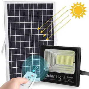 Projecteur solaire avec LED, à large faisceau, 200 W, 200 W, livraison gratuite