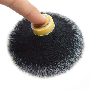 Nœud <span class=keywords><strong>de</strong></span> brosse à raser synthétique en poils Tuxedo 26mm pour le toilettage masculin et la réparation <span class=keywords><strong>de</strong></span> manches <span class=keywords><strong>de</strong></span> rasoir DIY, poils <span class=keywords><strong>de</strong></span> <span class=keywords><strong>blaireau</strong></span> végétaliens <span class=keywords><strong>de</strong></span> haute qualité - Product Image 3