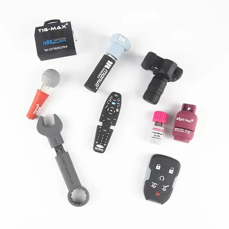 Benutzer definierte Werkzeuge formen 3D-Schraubenschlüssel Mikrofon USB-Flash-Laufwerk für die Förderung
