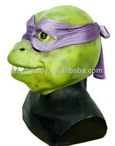 Nueva estrella de cine TMNT Donatello máscara de látex teenage Mutant Ninja Turtle traje