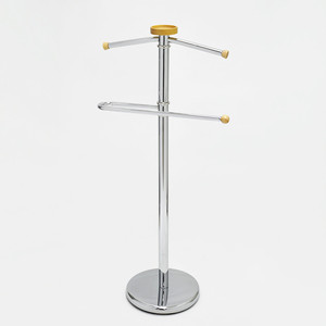 Estante de exhibición de traje cromado de diseño vanguardista - Product Image 5