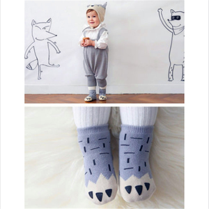 Chaussettes antidérapantes 0-4T, 1 paire, patte mignonne, pour bébés garçons et filles - Product Image 6