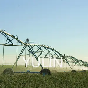 กานาชลประทาน/จีน 168 ใช้ Center Pivot Irrigation เครื่อง Farmland สเปรย์สปริงเกลอร์