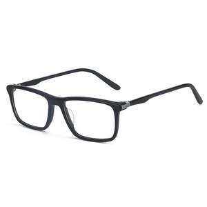 Montatura per Occhiali Quadrata di Alta Qualità in Materiale Acetato Ultra Leggero per Uomo, Occhiali da Vista - Product Image 1