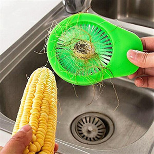 Cepillo de limpieza portátil para verduras, frutas, pepino, maíz, despilador de seda de maíz, venta al por mayor de fábrica