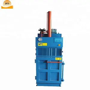 Vertical automatic cardboard paper pet bottle baling press machine hydraulic bale cotton Waste Paper Baler Machine price