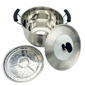 Casserole vapeur en acier inoxydable de haute qualité 2 en 1 / Casserole à couscous Casserole de cuisson - Product Image 5