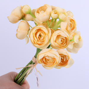 ช่อดอกขนาดเล็กทรงดอกบัว,ขนาดเล็กสำหรับตกแต่งผ้าไหม - Product Image 3