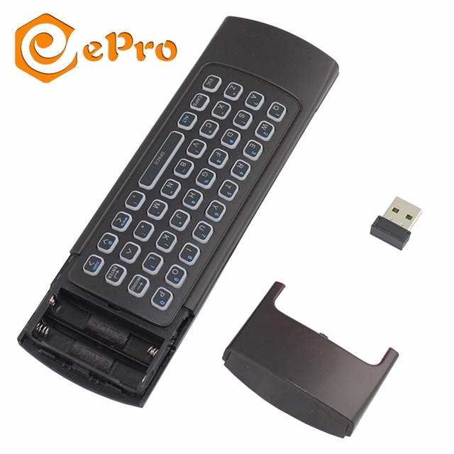 2,4g Control remoto MX3/FM3S Air Mouse teclado inalámbrico + para Android Mini PC TV Box